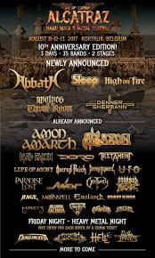 Maybe you would like to learn more about one of these? Alcatraz Metal Fest On Twitter Alcatraz Hard Rock Metal Festival 10th Edition 5 New Names For The 2017 Line Up Abbathi And Many More Info Https T Co Pmcpadcly5 Https T Co Gk7epgbgl5