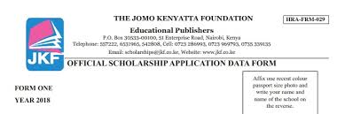 Thus, it is recommended to check and fill each and every column of the form before submission to avoid rejection. Jomo Kenyatta Foundation Scholarship Scheme 2021 How To Apply The Black Board Kenya