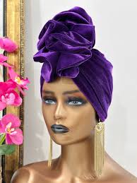 Demi Velvet Ruffle Turban
