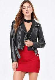Bebe Studded Moto Jacket Leather Jacket Girl Leather Outfit Jackets