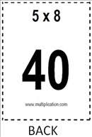 Fold each card along the fold line. Free Multiplication Flash Cards Multiplication Com
