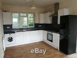 howdens gloss white shaker kitchen