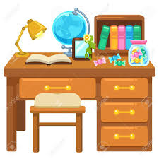 3 / 345 a boy studying stock illustrations by colematt 7 / 650 student stock illustration by coramax 13 / 1,212 stickman kids geography reading room illustration stock. Illustration Of Study Desk And Chair Royalty Free Cliparts Vectors And Stock Illustration Image 130316491