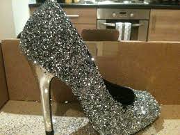 How To Get Sparkly Wedding Shoes Diy Glitter Heels Sparkly Wedding Shoes Glitter Heels Diy Glitter Shoes