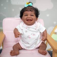 Amazon Com Angelbaby Lifelike African American Baby Reborn Dolls Black Girl 19 Inch Smiling Newborn Baby In Silicone Vinyl Full Body That Look Real Biracial Dolls Toys For Child Birthday Gift Sets