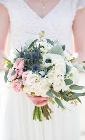 Peonies, lillies, roses, oh my! This Spring Bouquet Was Created For An Early March Wedding In Calgary Alberta The Bouquet Wa Spring Wedding Bouquets Succulent Bouquet Wedding Floral Wedding