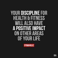 Your Discipline For Health And Fitness Fitness Motivation Quotes Fitness Quotes Gym Quote