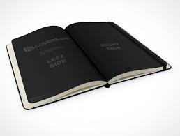 Blank Three Quarter View Moleskine Sketching Notebook Photoshop Photoshop Mockup Psd