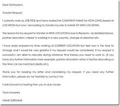 A request letter for an employment certificate is written by the employee to the employer to request a certificate that shows proof of employment. Transfer Request Letter Format 20 Samples Examples