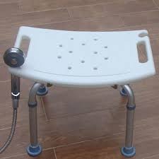 White Bath Tub Safety Shower Stool Chair Seat Bench Non Slip Light Weight Shower Chair Stool Chair Chair