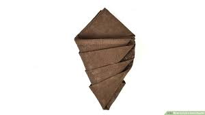 Napkin folding is something of a lost art! 4 Ways To Fold A Cloth Napkin Wikihow