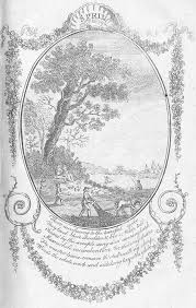 A vignette, in graphic design, is a unique form for a frame to an image, either illustration or photograph. Oval Vignette Engraved By Edward Malpas Of Spring From The Seasons Download Scientific Diagram