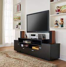 Furniture Of America Emert Modern 72 Tiered Tv Stand In Black Enitial Lab Idi 141010 Furniture Furniture Of America Tv Stand