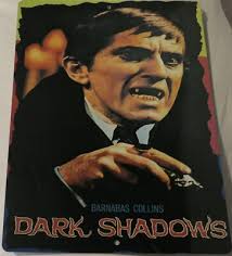 DARK SHADOWS BARNABAS COLLINS VAMPIRE T.V. ALUMINUM SIGN