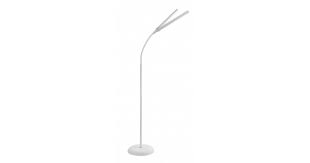 It has two independently adjustable shades allowing high light output over a very wide are or an intense light over a small area. Dn1530 Duo Flexible Led Floorlamp