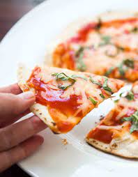 Skillet Tortilla Pizza Recipe Simplyrecipes Com Recipe Tortilla Pizza Recipes Pizza Recipes Homemade
