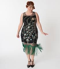 Plus Size 1920s Peacock Flapper Dress Unique Cocktail Dresses Plus Size Flapper Dress Plus Size Flapper Costume