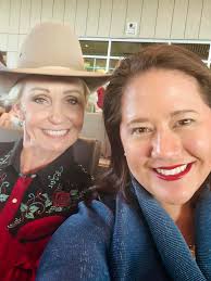 Rodeo Historical Society Hall of Fame Inductions with Allie Mae Baker,  Leslie Sowder Baker Kendra Santos and Maureen Freeman