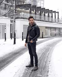 Alex Costa On Instagram Reecechapman Mens Fashion Edgy Leather Jacket Outfit Men Mens Outfits