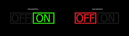 Two Digital On Off Switches Multiple Display Minimalism Black Computer Simple Background Typography Dual Screen Wallpaper Dual Monitor Wallpaper Wallpaper