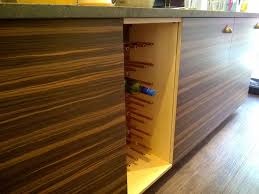 decospan ebony look likes veneered birch plywood bespoke copper wine rack