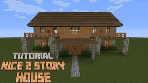 A very small modern house in minecraft is a very easy house to build and provides the necessary items to survive in your. Minecraft How To Build A Nice 2 Story House Version 2 Tutorial Story House Minecraft Buildings 2 Story Houses