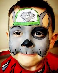 paw patrol rocky face painting makeup