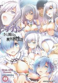 Circle ARE (Kasi)] :Chikan kara Hajimaru Ise... - ReZero Hentai Doujinshi