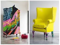 From The Street Graffiti Kings Bring It Home Graffiti Furniture Furniture Design Furniture