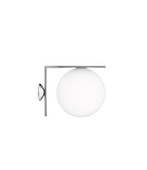 Part of the ic lights series by flos , the ic lights f ceiling lamp is a sleek, modern ceiling lamp has a blown glass opal glass design that provides diffused lighting, which adds a serene calm to any location. Ic Lights Ceiling Wall 2 Lampe Wand Decke Flos