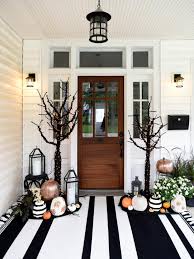 Ditch the cheap plastic pumpkins in favor of black candelabras, smoked glass goblets, and pumpkin tureens. 100 Diy Halloween Decorations Easy Halloween Decor Ideas Hgtv