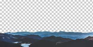 Mountain Landscape Fog Png Blue City Landscape Computer Wallpaper Daytime Download Glitch Art Matte Painting Art