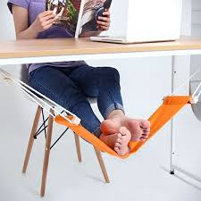 Table Feet Hammock Mini Office Foot Rest Adjustable Desk
