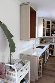 In his small new york city kitchen, interior designer miles redd chose to use emerald green in the entire space. Kitchen Cabinet Paint Color Reveal Before After House Full Of Summer Coastal Home Lifestyle