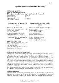 Pdf Syllabus Pentru Invăţămantul La Distanţă Ragnar Lothbrok Academia Edu