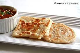 Malaysian Roti Canai If Phyllo Dough And Tandoori Naan Got Together Roti Recipe Recipes Roti Canai Recipe