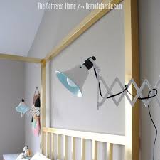 Remodelaholic Diy Accordion Wall Lamps From 5 Ikea Mirrors Ikea Mirror Ikea Bekvam Ikea