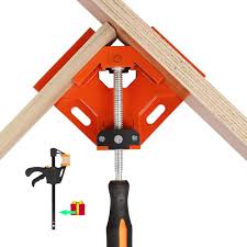 Mark the piece of wood so you have 4 equal squares. Wood Clamps For Woodworking Basecent Metal Corner Clamps For Woodworking 90 Degree Right Angle Clamps Clips Jigs Tool Woodwork Vise Holder For Picture Frame Making Welding Joint Tube Amazon Com
