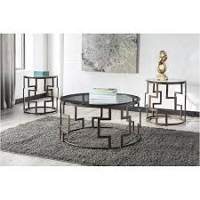 We have a whole line of couches, chairs, and ottomans ready for delivery near portland and sw washington! T138 13 Ashley Furniture Occasional Table Set