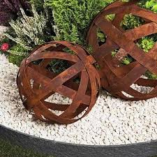 Boule A Arceaux Deco Jardin En Metal En 2020 Deco Jardin Deco Jardins