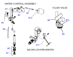 Parts For American Standard Toilets Non Vent Away Luxor Toilet Complete Parts Kits American Standard Flush Valves Luxor