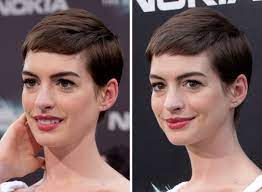In fact, that was the new image of her for the coming film in the role of a destitute worker fantine. Anne Hathaway S Short Haircut Pixie