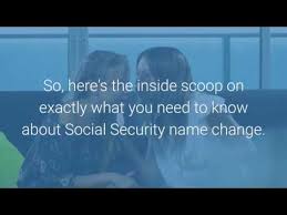 Maybe you would like to learn more about one of these? 5 Social Security Card Married Name Change Tips Youtube