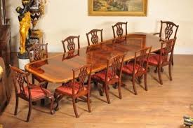 Regency Dining Set Pedestal Table And 10 Chippendale Chairs Mahogany Suite Regency Dining Table Unique Dining Room Dining Room Table Chairs