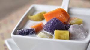 Steam separately until cooked and tender. Cook With Olivia Bubur Cha Cha Facebook