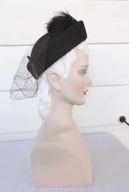 Clearance 1940s Vintage Brown Pill Box Hat With Feathers And Etsy Pillbox Hat Pretty Hats Vintage Brown