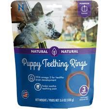 See full list on amazon.com N Bone Puppy Teething Ring Pumpkin Flavor Dog Treats 3 Pack Pets Plus