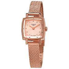 Tissot lovely ladies diamond watch. Tissot Lovely Square Diamond Rose Dial Ladies Watch T058 109 33 456 00 T058 109 33 456 00 Watches Tissot Jomashop