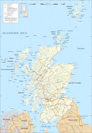 Die highlands, die central lowlands und die southern uplands.der höchste berg schottlands (und ganz großbritanniens) ist. Schottland Karte