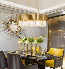 Our high quality dining room sets in gold color will perfectly complement your home interior. China Post Modern Gold Luxury Dining Room Crystal Chandelier China Chandelier Pendant Light
